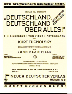 Kurt Tucholsky: Deutschland, Deutschland über alles