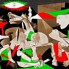 Collage: JUST PEACE IN PALESTINE AND ISRAEL