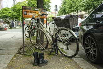 Zu Fuß oder mit dem Rad?