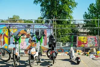 Oder mit dem E-Scooter?