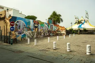 Puerto de la Cruz: Wandbild 'Rum, Rum, Rum, die Flasche Rum!'